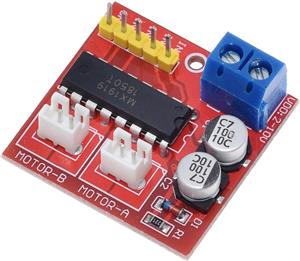 2.5A Dual bridge brushed DC motor Drive Controller Board Module for Arduino smart car robot Low power consumption MX1919