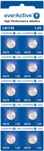 Mini alkaline batteries everActive G10 LR1130 LR54 10 pcs