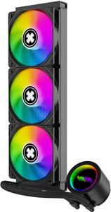 Xilence LQ360G.ARGB Gaming Series vodeno hlađenje za procesore Intel/AMD Multi socket, 3×120mm PWM ARGB ventilator, crno