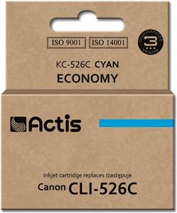 Actis KC-526C Ink Cartridge (replacement for Canon CLI-526C; Standard; 10 ml; cyan)