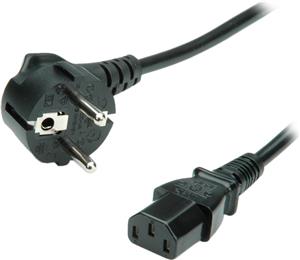 Roline naponski kabel, ravni IEC320 C13 konektor, crni, 3.0m