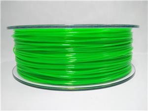 Filament for 3D, PET-G, 1.75 mm, 1 kg, green trans