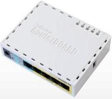 Mikrotik RB750UPr2, AR7241 400Mhz CPU, 32MB RAM, 5xLAN (4×Po