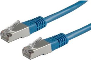 Kabel mrežni S-FTP, Cat. 5e, 5m, CCA, 26AWG, Savitljivi, Pla
