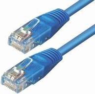 Kabel mrežni UTP, Cat. 5e, 0,5m, CCA, 26AWG, Savitljivi, Pla