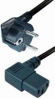 Transmedia N5-2WWL, Power Cable Schuko plug - angled IEC 320