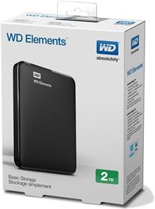 HDD eksterni Western Digital Elements™ Portable 2TB, 2.5˝ WD