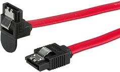 Roline SATA3 6.0Gbit/s kabel, kutni, metalne kopče, 1.0m 11.