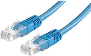 Kabel mrežni UTP, Cat. 6, 1m, CCA, 24AWG, Savitljivi, Plavi