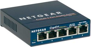 Switch NETGEAR ProSafe Plus GS105 (5 x 10/100/1000Mbps, Desk