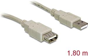 Kabel DELOCK, USB 2.0, USB-A (M) na USB-A (Ž), produžni, 1.8