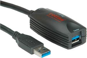 Roline VALUE USB3.0 aktivni produžni kabel sa ponvaljačem, 5