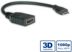 Roline VALUE HDMI High Speed kabel sa mrežom, TIP A (F) - TI